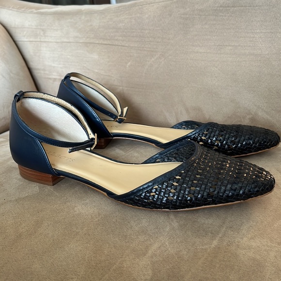 Talbots Black Woven Flats - Picture 2 of 8